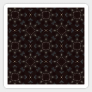 Black and White subtle circular dots - WelshDesignsTP002 Magnet